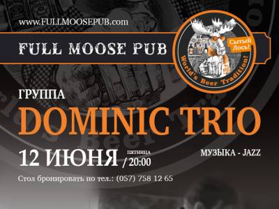 DOMINIC TRIO  Full Moose Pub  